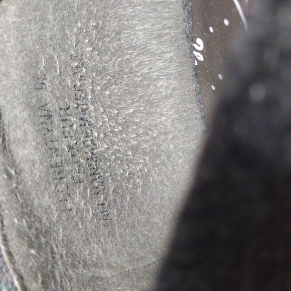 Dollhouse Gray Faux Woo Faux Fur Upper Almond Toe Slip On Platform Stiletto Heel - Picture 12 of 16